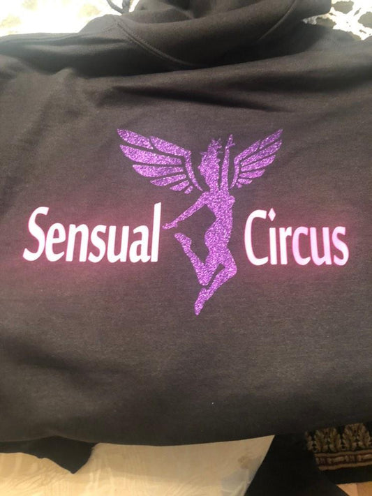 Sensual Hoodie One Sided Black