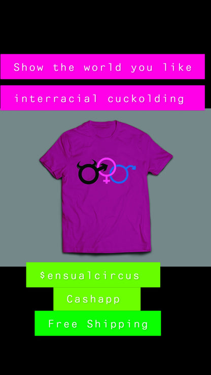 Interracial Cuckolding short sleeve t-shirt